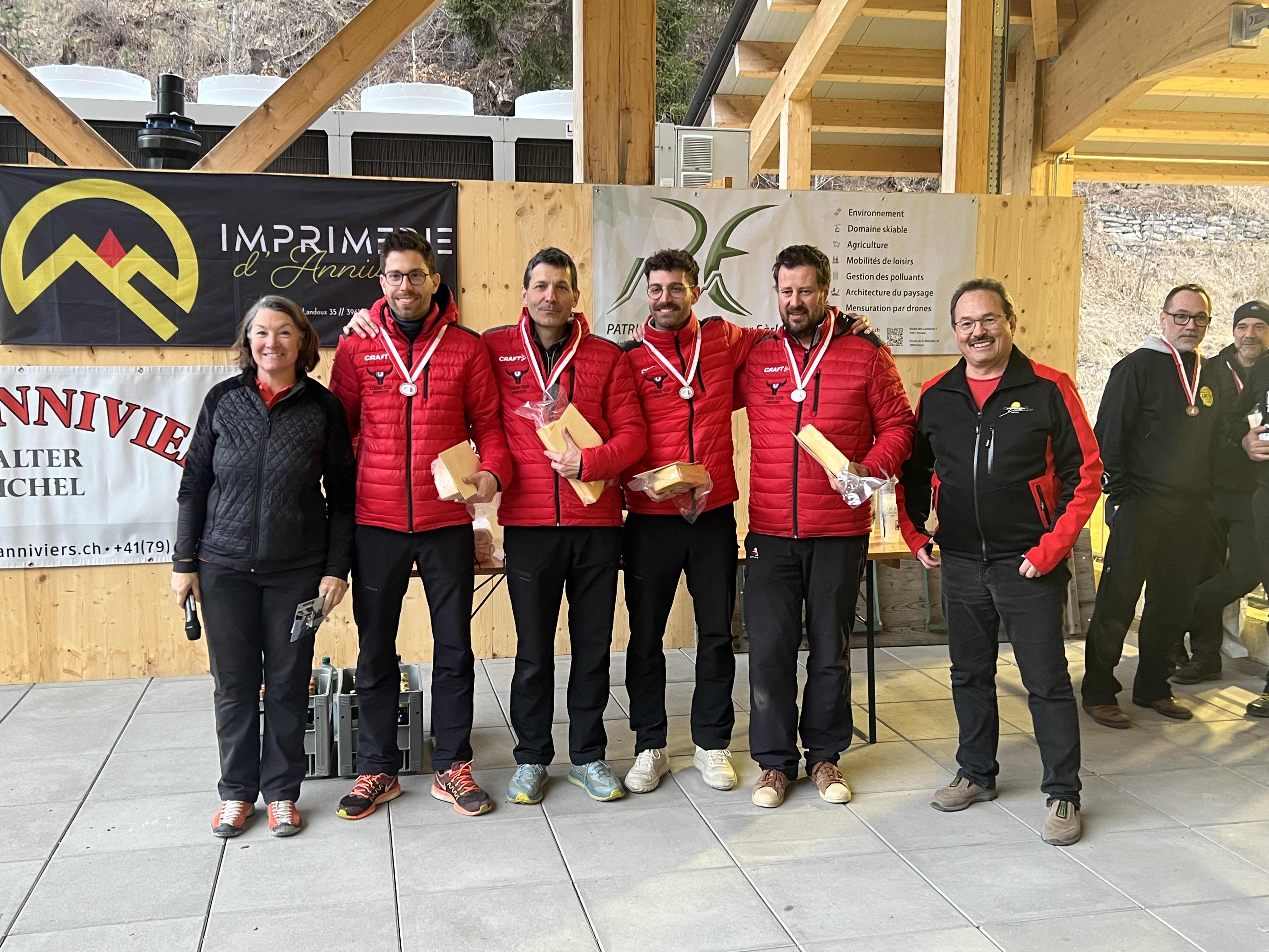 2ème rang : Martigny-Entremont